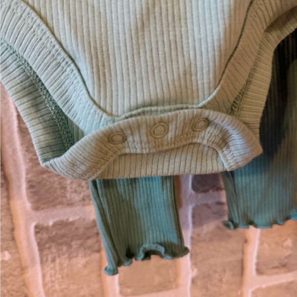 Hello Kitty Mint Onesie with Pink Accents - Picture 3 of 8